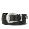 Hugo Boss Logo Belt In Black