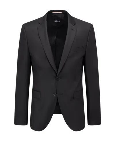 Hugo Boss Logo Blazer In Black