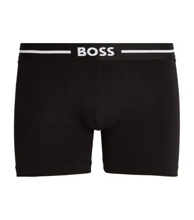 Hugo Boss Logo Boxer Briefs In Black