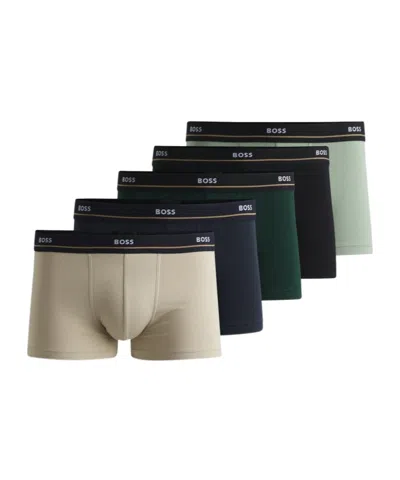 Hugo Boss Logo Boxer Shorts Five-pack In Black