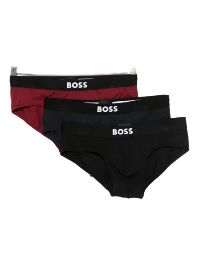 Hugo Boss Logo Boxers (set Of Three) In Multi