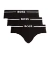 Hugo Boss Logo Briefs In Black
