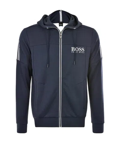 Hugo Boss Logo Casual Jacket In Black