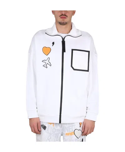 HUGO BOSS BOSS HUGO BOSS PATCH EMBELLISHED RELAXED FIT SWEATSHIRT