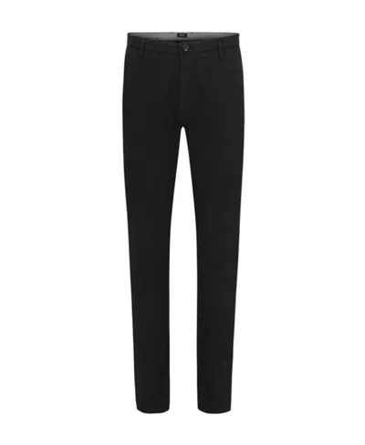 Hugo Boss Logo Casual Pants In Black