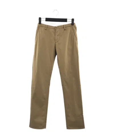 Hugo Boss Logo Casual Pants In Brown