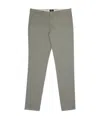 Hugo Boss Logo Casual Pants In Gray
