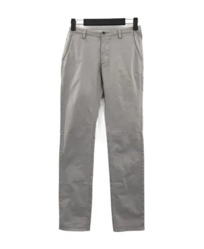 Hugo Boss Logo Casual Pants In Gray