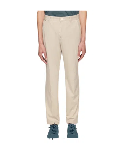 Hugo Boss Logo Casual Pants In Nude
