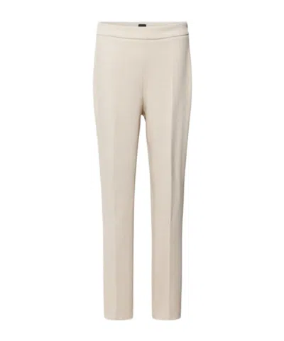 Hugo Boss Logo Casual Pants In Nude