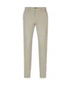 Hugo Boss Slim-fit Chinos In Stretch-cotton Gabardine In Nude