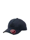 Hugo Boss Logo Cotton Cap In Blue