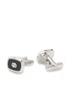 Hugo Boss Logo Cufflinks In White