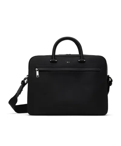HUGO BOSS BOSS HUGO BOSS SIGNATURE TRIMS ZIP-UP DOCUMENT CASE