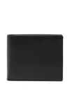 Hugo Boss Logo-debossed Leather Wallet In Black
