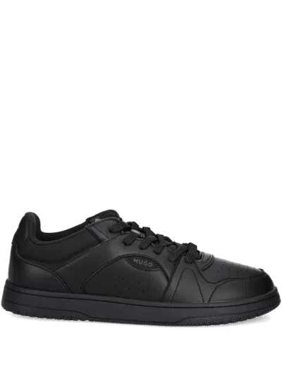 HUGO BOSS LOGO-DEBOSSED SNEAKERS
