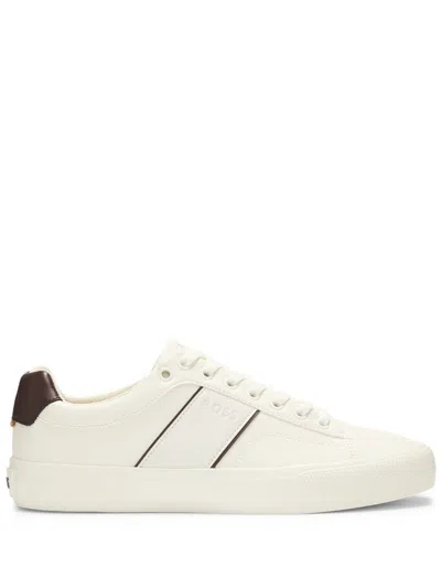 HUGO BOSS LOGO-DEBOSSED SNEAKERS