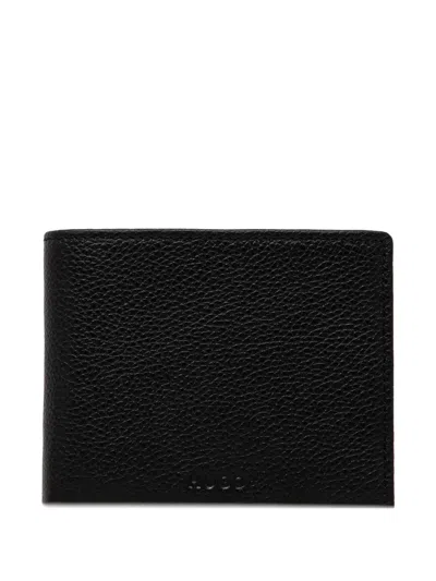 Hugo Boss Logo-debossed Wallet In Black