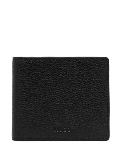 Hugo Boss Logo-debossed Wallet In Black
