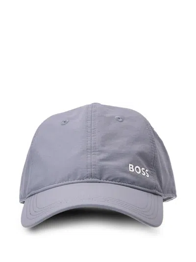 Hugo Boss Logo-detail Baseball Cap In Gray