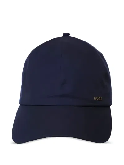 Hugo Boss Logo-detail Cap In Blue