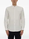 Hugo Boss Boss Cotton Shirt In White