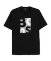 Hugo Boss Logo-detail Cotton T-shirt In Black