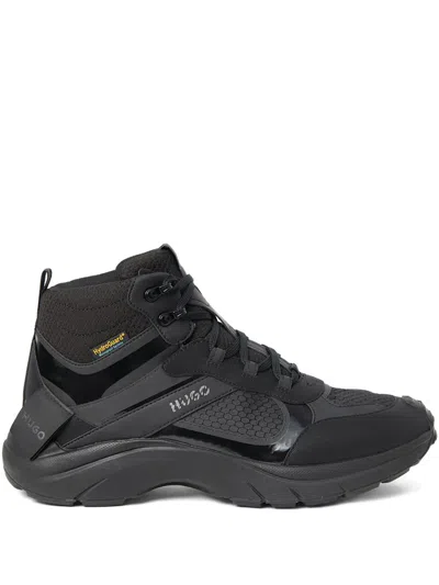 Hugo Boss Logo-detail Sneakers In Black