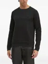 Hugo Boss Logo-detail Sweater In Black
