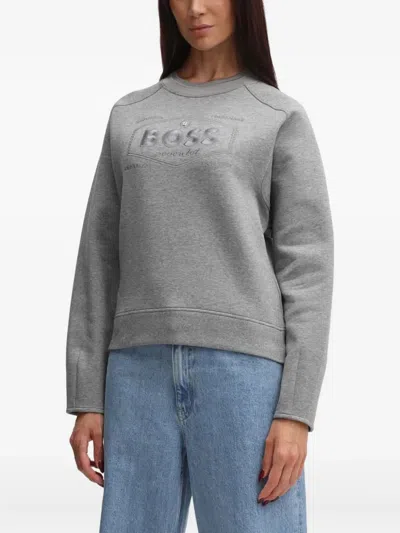 HUGO BOSS LOGO-DETAIL SWEATSHIRT