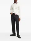 Hugo Boss Logo-detail Sweatshirt In White