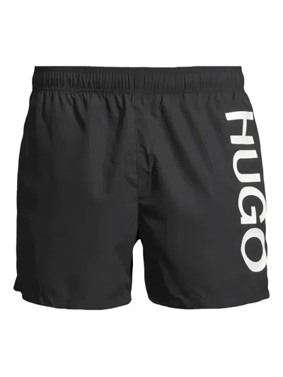 HUGO BOSS LOGO-DETAIL SWIM TRUNKS