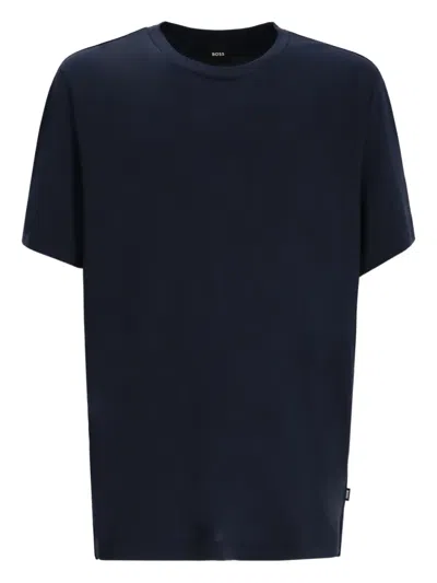 Hugo Boss Logo-detail T-shirt In Blue
