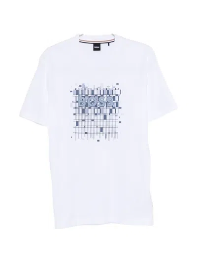 Hugo Boss Logo-detail T-shirt In White