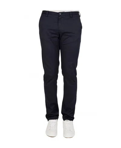Hugo Boss Logo Details Casual Pants In Black