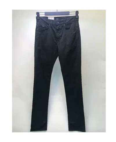 Hugo Boss Logo Details Jeans In Black