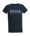 Hugo Boss Logo Details Short-sleeved T-shirt In Black