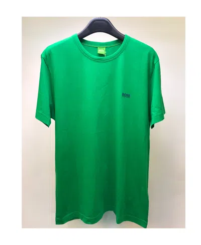 Hugo Boss Logo Details Short-sleeved T-shirt In Green