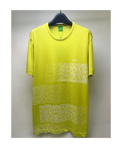 Hugo Boss Logo Details Short-sleeved T-shirt In Yellow