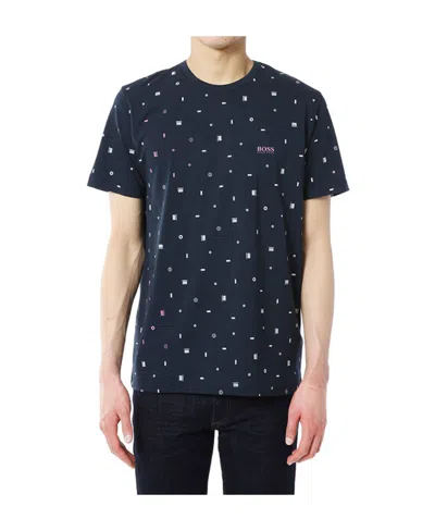 Hugo Boss Logo Details T-shirt In Black