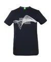Hugo Boss Logo Details T-shirt In Black