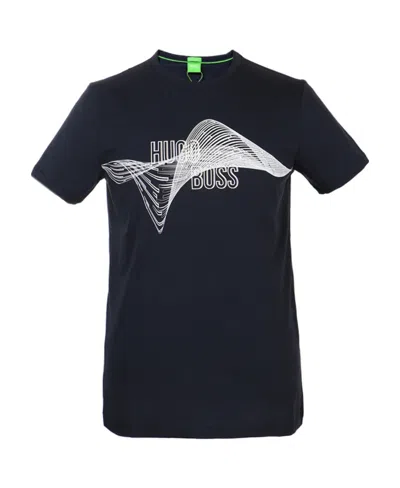 Hugo Boss Logo Details T-shirt In Black