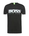 Hugo Boss Logo Details T-shirt In Black