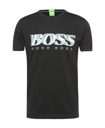 Hugo Boss Logo Details T-shirt In Black