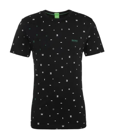 Hugo Boss Logo Details T-shirt In Black