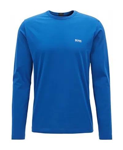 Hugo Boss Logo Details T-shirt In Blue