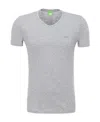 Hugo Boss Logo Details T-shirt In Gray