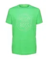 Hugo Boss Logo Details T-shirt In Green