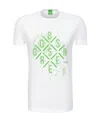 Hugo Boss Logo Details T-shirt In White