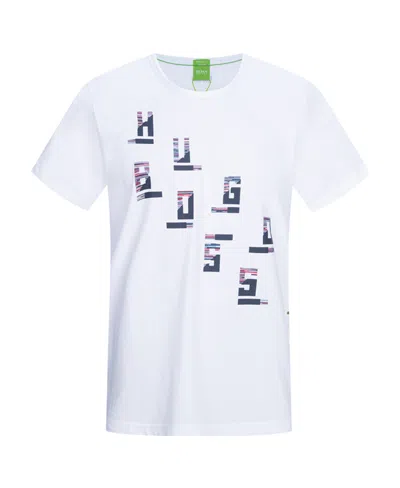 Hugo Boss Logo Details T-shirt In White